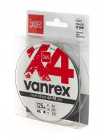 Шнур плетёный Lucky John Vanrex х4 BRAID Moss Green 125/012