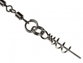 Оснастка стал. Lucky John STINGER POWER CHAIN 3,5+8,0cm, оснащ. тройниками №03/0+№3/0 1шт. - Оснастка стал. Lucky John STINGER POWER CHAIN 3,5+8,0cm, оснащ. тройниками №03/0+№3/0 1шт.