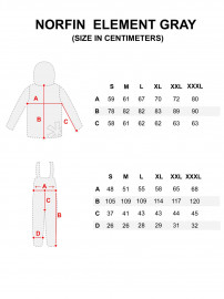 Костюм зим. Norfin ELEMENT GRAY 05 р.XXL - Костюм зим. Norfin ELEMENT GRAY 05 р.XXL