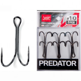 КРЮЧКИ-ДВОЙНИКИ LUCKY JOHN PREDATOR СЕР. LJH121 РАЗМ.001/0 6 ШТ. - КРЮЧКИ-ДВОЙНИКИ LUCKY JOHN PREDATOR СЕР. LJH121 РАЗМ.001/0 6 ШТ.