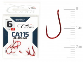 Крючки Cobra Allround CAPITAL сер. CA115 разм. 006 10шт. - Крючки Cobra Allround CAPITAL сер. CA115 разм. 006 10шт.