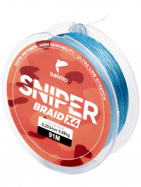 Леска плетёная Salmo Sniper BRAID Blue 091/020 - Леска плетёная Salmo Sniper BRAID Blue 091/020