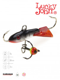 Балансир Lucky John CLASSIC 3 с тр. 30мм/12HRT блистер - Балансир Lucky John CLASSIC 3 с тр. 30мм/12HRT блистер