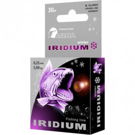 Леска зимняя AQUA IRIDIUM 0,16mm 30m - Леска зимняя AQUA IRIDIUM 0,16mm 30m