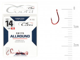 Крючки Cobra Allround CAPITAL сер. CA115 разм. 014 10шт. - Крючки Cobra Allround CAPITAL сер. CA115 разм. 014 10шт.