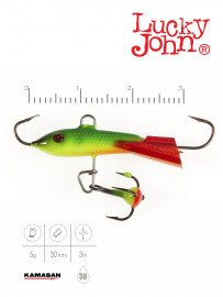 Балансир Lucky John CLASSIC 3 с тр. 30мм/26RT блистер - Балансир Lucky John CLASSIC 3 с тр. 30мм/26RT блистер